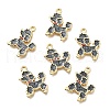 Alloy Enamel Pendants ENAM-WH0071-02B-4