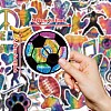 50Pcs Trendy and Cool Themes Paper Stickers STIC-C012-16-3