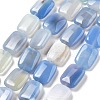 Natural Banded Agate Beads Strands G-K392-B06-13x18mm-2