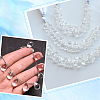 SOFPLATE Transparent Electroplate Glass Beads Strands EGLA-SP0001-05B-6