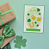 Saint Patrick's Day Carbon Steel Cutting Dies Stencils DIY-WH0309-1597-4