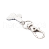 Butterfly Alloy Enamel Pendant Decorations HJEW-JM03207-5