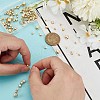 GOMAKERER 160Pcs 9 Styles Brass Spacer Beads FIND-GO0002-74-4