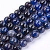 Natural Agate Round Beads Strand G-L084-10mm-27-1