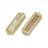 Natural Sunstone Links connectors G-P431-07B-2