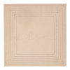 Poplar Wood Sheets & Rings DIY-WH0530-12-1