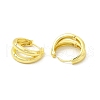 Brass Double Line Hoop Earrings for Women EJEW-E273-03LG-2