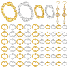   80Pcs 4 Colors Brass Bead Frames FIND-PH0021-29-1