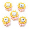 Opaque Resin Cabochons RESI-I037-03-1