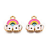 Alloy Enamel Charms ENAM-N054-91-3