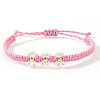 Glass Seed Beaded Braided Bead Beacelets BY5894-2-1