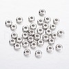 Rondelle Brass Spacer Beads KK-F371-4mm-70P-2