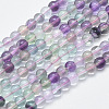 Natural Fluorite Beads Strands G-F547-38A-4mm-1