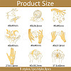 Nickel Decoration Stickers DIY-WH0450-059-2