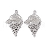 Non-Tarnish 304 Stainless Steel Pendants STAS-B031-25P-2