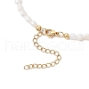 Natural Keshi Pearl Two Sides Polished Beaded Necklaces for Women NJEW-JN05336-01-5