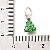 Christmas Theme Brass Enamel Charms KK-R212-15A-P-3
