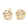 Ion Plating(IP) 201 Stainless Steel Charms STAS-A047-17G-2