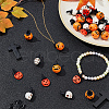 ARRICRAFT 30Pcs 3 Styles Halloween Dyed Synthetic Turquoise & Alloy Pendants FIND-AR0005-28-5