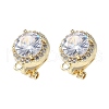 Brass Clip-on Earring Findings for Women EJEW-V002-04G-03-1