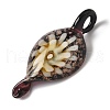 Handmade Gold Sand Lampwork Pendants LAMP-D302-04-2