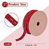 Polyester Chenille Ribbon OCOR-WH0097-36A-2