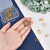 Beebeecraft 36Pcs Brass Clip-on Earring Findings KK-BBC0016-10G-3