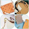 SUNNYCLUE 6Pcs 3 Styles Rack Plating Brass Spring Gate Rings KK-SC0004-45-5