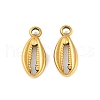 Ion Plating(IP) 304 Stainless Steel Pendants STAS-C106-02G-1