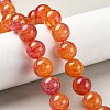 Natural Dragon Veins Agate Beads Strands G-A261-A01-14mm-1