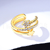 Stylish S925 Sterling Silver Star Cuff Earrings ZM0471-3