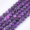 Natural Fire Crackle Agate Beads Strands G-T125-22C-1