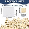CREATCABIN 500Pcs Brass Chip Solder KK-CN0003-23A-2