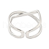 Brass Open Cuff Ring RJEW-M175-01P-3