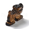 Natural Tiger Eye Carved Healing Dragon Figurines DJEW-F025-02B-3