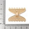 Brass Snap Clasps KK-U052-26G-3