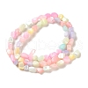 Rainbow Color Dyed Natural Freshwater Shell Beads Strands X1-SHEL-G018-02E-2