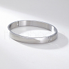 Stainless Steel Blank Hinged Bangles for Women Men MZ0607-1-3