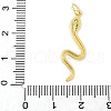 Brass Micro Pave Cubic Zirconia Pendants KK-D354-03G-3