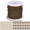 SUNNYCLUE 10M Brass Cable Chains DIY-SC0017-79-1