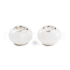 Imitation Jade Glass European Beads GPDL-N004-B14mm-B01-4