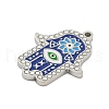 304 Stainless Steel Rhinestone Pendants STAS-U007-11A-P-2