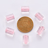 Transparent Acrylic Beads TACR-S154-17A-26-3