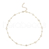 Brass Satellite Chains Necklaces NJEW-JN05254-4