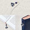 CHGCRAFT 7Pcs 7 Style Tibetan Style Alloy Bookmarks AJEW-CA0002-37-6