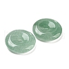 Natural Green Aventurine China Safety Buckle Pendants G-B052-03-2
