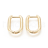 Brass Huggie Hoop Earrings X-EJEW-F245-04G-A-3