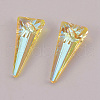 K9 Glass Rhinestone Pendants GLAA-K034-J07-A-1