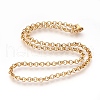 304 Stainless Steel Rolo Chain Necklaces NJEW-G313-13G-1