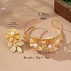 Flower Alloy Cuff Bangles & Rings Sets FS-WGF897A-01-5